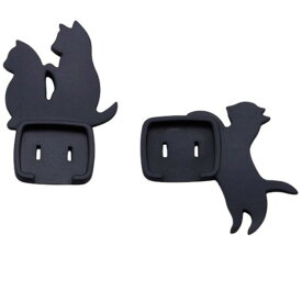 スマイルキッズ ねこのコンセントカバー2個組 ねこB AKN-18B 生活雑貨 [▲][AS]