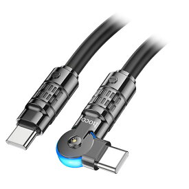日本トラストテクノロジー JTT hoco U118 180Rotatingケーブル PD60W ブラック U118-CC-BK [▲][AS]