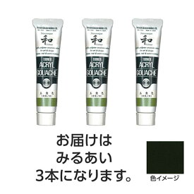 【3本×5セット】 ターナー色彩 アクリルガッシュ ジャパネスクカラーシリーズ 20ml 347みるあい TURNER108620X5 [▲][AS]