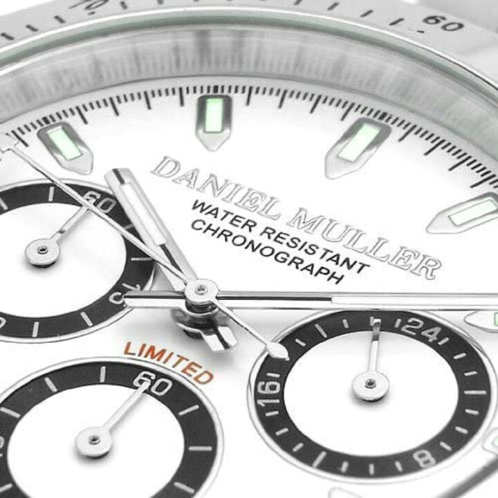 楽天市場】DANIEL MULLER ダニエルミューラー 腕時計 クロノグラフ 