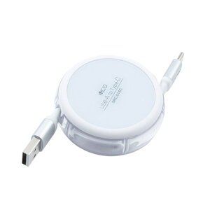 �i�J�o���V ����݂ɂ����R�[�h���[�� USB-A - C �z���C�g SRC-01ACW [��][AS]