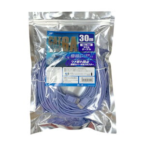 {gXgeNmW[ CAT.6A XLANP[u ő10Gbps(10GBASE-T)Ή 30m u[ JTLAN6A-S300BL [][AS]