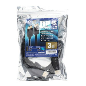 {gXgeNmW[ DisplayPortP[u 4K/60HzΉ Ultra HDΉ 3m JTDISP4K-3M-BK [][AS]