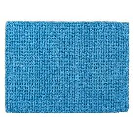 山崎産業 SUSU抗菌ふわふわ雲ごこちバスマット ミストブルー 35×50cm MMT05790 バス用品 お風呂用品 [▲][AS]