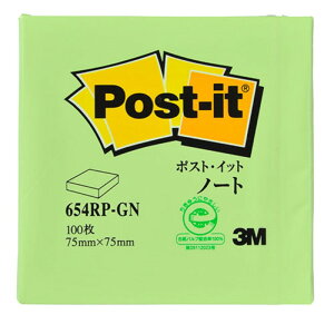 y20Zbgz 3M Post-it |XgCbg Đ m[g O[ 3M-654RP-GNX20 pi [][AS]