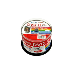 �y5�Z�b�g�z HIDISC DVD-R 4.7GB 50���X�s���h�� CPRM�Ή� ���C�h�v�����^�u�� HDDR12JCP50X5 [��][AS]