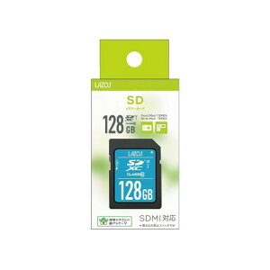 y20Zbgz Lazos SDXC[J[h 128GB UHS-I U3 CLASS10 pbP[W L-B128SDHX10-U3X20 [][AS]