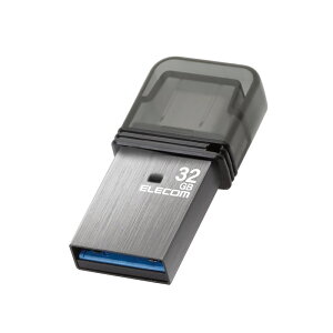 yELECOM / GRzUSB 32GB USB3.2(Gen1)/3.1(Gen1)/3.0/2.0 2in1 y Type-C / USB A z Lbv Ǎő200MB/s y Windows 11 Mac Android iPad OS Ή zVo[ [][EL]
