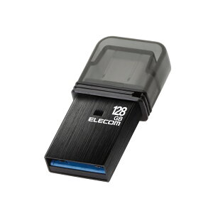 yELECOM / GRzUSB 128GB USB3.2(Gen1)/3.1(Gen1)/3.0/2.0 2in1 y Type-C / USB A z Lbv Ǎő200MB/s y Windows 11 Mac Android iPad OS Ή zubN [][EL]