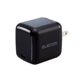 【ELECOM/エレコム】 USB 充電器 PD 65W PPS対応 Type-C ×1 ノートPC対応 小型【 MacBook Windows PC スマホ タブレット 各種対応 】ブラック [▲][EL]