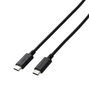yELECOM/GRz USB Type-C P[u USB-C to USB-C USB2.0 2m PD 60W }[dyPS5 PS4 Rg[[ Ot HDD SSD @ΉzubN [][EL]