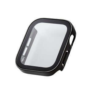 yELECOM/GRz AbvEHb` Jo[ Apple Watch SE (2/1) /Series 6/5/4 [ 44mm ] tJo[ \ʍdx10H Sʕی ubN [][EL]