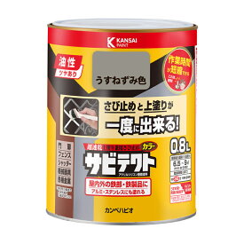 【カンペハピオ】 サビテクト うすねずみ色 0.8L [▲][FU]