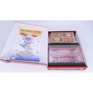�y�z�r�[�Z���^�[�J�g�[�z 0398302214 MICRO-TRAINS 1/160 DODX RED FLAT CAR 3-PACK WITH ABRAMS TANKS N�Q�[�W [��][ME]