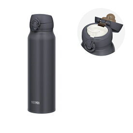 【THERMOS/サーモス】ワンタッチ 水筒 保温 保冷 真空断熱 ケータイマグ 750ml JNL-756-SMB スモークブラック 入学 学校 通学 仕事 通勤 [▲][KM]