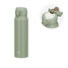 【THERMOS/サーモス】ワンタッチ 水筒 保温 保冷 真空断熱 ケータイマグ 750ml JNL-756-SMKKI スモークカーキ 入学 学校 通学 仕事 通勤 [▲][KM]