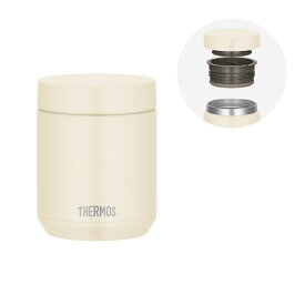 【THERMOS/サーモス】 真空断熱スープジャー アイボリー 400ml 保温 保冷 食洗器対応 JED-400 IV [▲][KM]