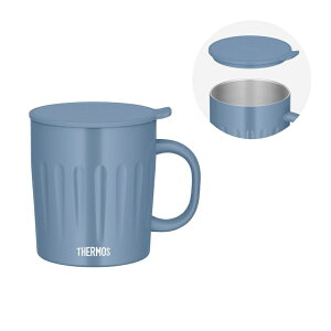 �yTHERMOS/�T�[���X�z �^��f�M�}�O�J�b�v �T�b�N�X�u���[ 550ml �t�^�t�� �H���Ή� �ۉ� �ۗ� JTA-550 SAX [��][KM]