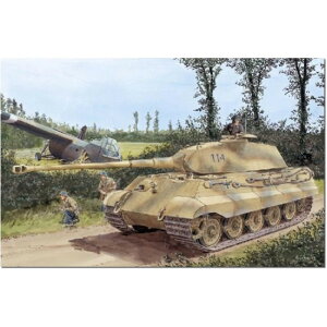 �y(�L)�v���b�c�z DR7231 �h���S�� 1/72 WW.II �h�C�c�R Sd.Kfz.182 �L���O�^�C�K�[ �|���V�F�C�� [��][ME]