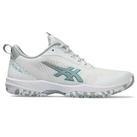 【asics/アシックス】 25.0cm PRESTIGELYTE 5 OC 1043A022 White/Lagoon テニス シューズ（ユニ） [▲][ZX]