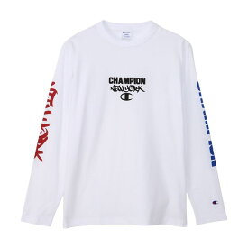 【CHAMPION/チャンピオン】 XLサイズ ロングスリーブ Tシャツ 長袖 ウェア (メンズ) 010/ホワイト C3-Z411 [▲][ZX]