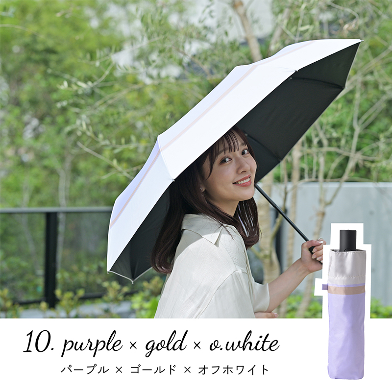 パープル 花 折りたたみ傘 晴雨兼用 UVカット 完全遮光 紫外線 日傘 雨傘 通販