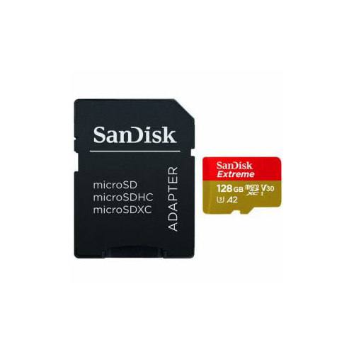 SanDisk エクストリーム microSDXC UHS-I 高品質 128GB フラッシュメモリー SDSQXAF-0128G-JN3MD 高級 SDメモリーカード MMC AS