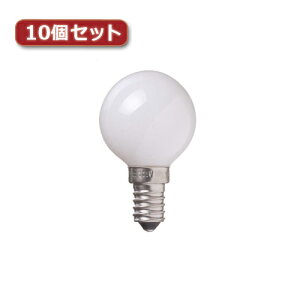 YAZAWA �x�r�[�{�[���� G40 E17 10W �z���C�g10�Z�b�g G401710WX10 �Ɠd �Ɩ����[��][AS]