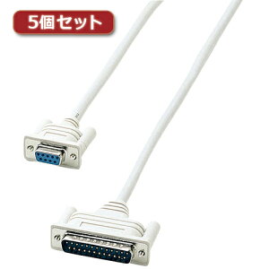 5�Z�b�g �T�����T�v���C RS-232C�P�[�u��(���f���ETA�E���Ӌ@��E1.5m) KRS-413XF1KX5 suply �p�\�R�� �p�\�R�����Ӌ@�� �P�[�u��[��][AS]