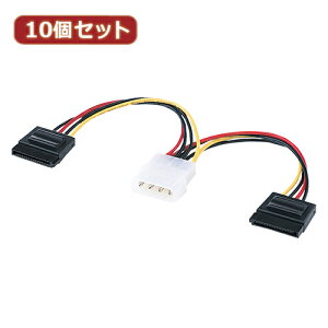 10�Z�b�g �T�����T�v���C �V���A��ATA�d���P�[�u�� TK-PWSATA3N TK-PWSATA3NX10 supply �p�\�R�� �p�\�R�����Ӌ@�� �P�[�u��[��][AS]
