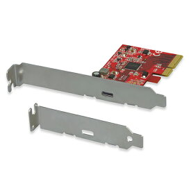 ラトックシステム USB3.2 Gen2x2 PCI Expressボード (Type-C×1) RS-PEU32-C1 パソコン周辺機器[▲][AS]