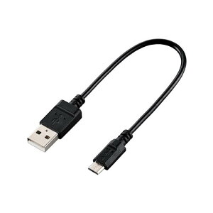 �y5�Z�b�g�z�G���R�� microUSB�P�[�u��/USB2.0/�G�R�p�b�P�[�W/0.15m/�u���b�N U2C-JAMB015BKX5 [��][AS]