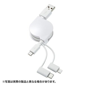 �y5�Z�b�g�z �T�����T�v���C ���C�g�j���O�ETypeC�EmicroB �����USB 3in1 �P�[�u�� 0.8m KB-IPLTM08KWX5 [��][AS]