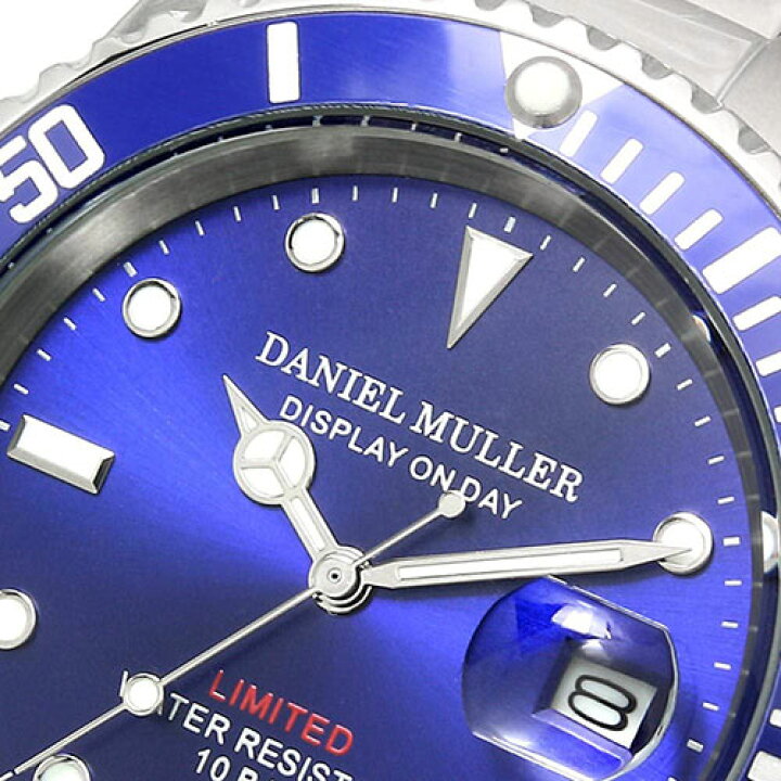 楽天市場】【DANIEL MULLER】ダニエルミューラー 腕時計 ステンレス製 