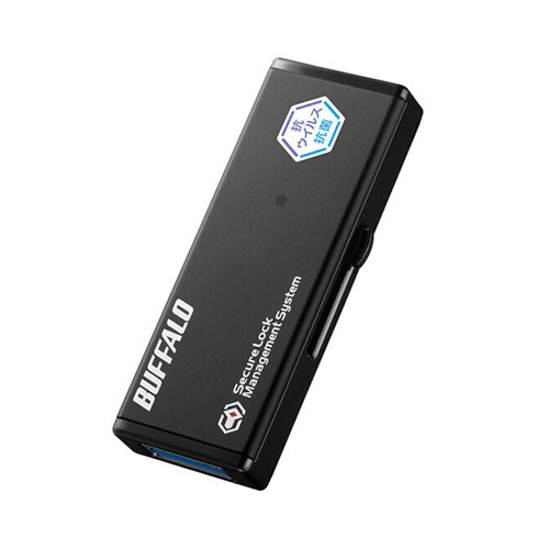BUFFALO バッファロー USBメモリー 64GB 黒色 RUF3-HSVB64G [▲][AS]：ホビナビ