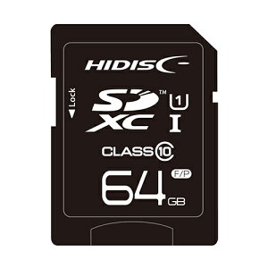 HIDISC SDXCJ[h 64GB CLASS10 UHS-1Ή HDSDX64GCL10UIJP3 [][AS]