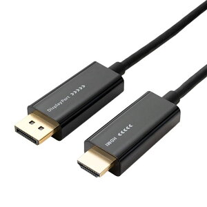 �~���V DisplayPort to HDMI2.0�P�[�u�� �u���b�N 2m DP-HDC20/BK [��][AS]