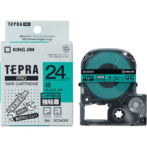 KING JIM �L���O�W�� �e�v��PRO�e�[�v ���S�����x�� 24mm �� KJ-SC24GW [��][AS]