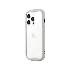 LEPLUS NEXT iPhone 14 Pro 耐衝撃ハイブリッドケース Cleary ライトグレー LN-IP22PLCLGY [▲][AS]
