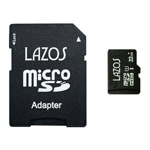 y20Zbgz Lazos microSDHC[J[h 32GB UHS-I CLASS10 pbP[W L-B32MSD10-U1X20 [][AS]