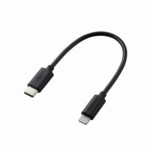 yELECOM(GR)zUSB C CgjOP[u f[^]pP[u X^_[h 0.1m ubN[][EL]
