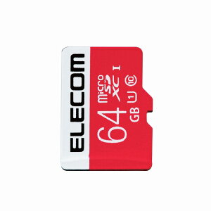 yELECOM(GR)z}CNSD J[h 64GB UHS-I U1 Class10 SDϊA_v^t CVXCb`Ή[][EL]