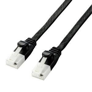 yELECOM(GR)zLANP[u Cat6A c܂Ȃ tbg 10m ubN RJ45RlN^ 10Gbps RoHSwߏ(10)[][EL]