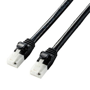 yELECOM(GR)zLANP[u Cat6A c܂Ȃ 1m ubN RJ45RlN^ 10Gbps RoHSwߏ(10)[][EL]