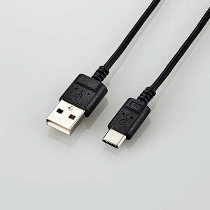 yELECOM(GR)zUSB-CP[u Type-CP[u X ɍ A-C 1.5m X}z[dP[u ubN[][EL]