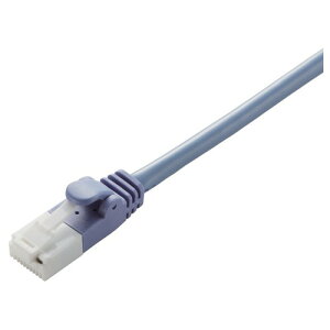 yELECOM(GR)zEU RoHSwߏ CAT5EΉ ܐ܂h~ LANP[u 3m ȈՃpbP[Wdl(u[)[][EL]