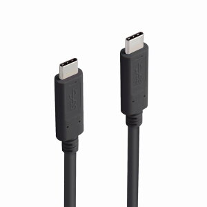 yELECOM(GR)zX}[gtHpUSBP[u USB3.1(Gen1)(C-C) Fؕi 2.0m ubN[][EL]