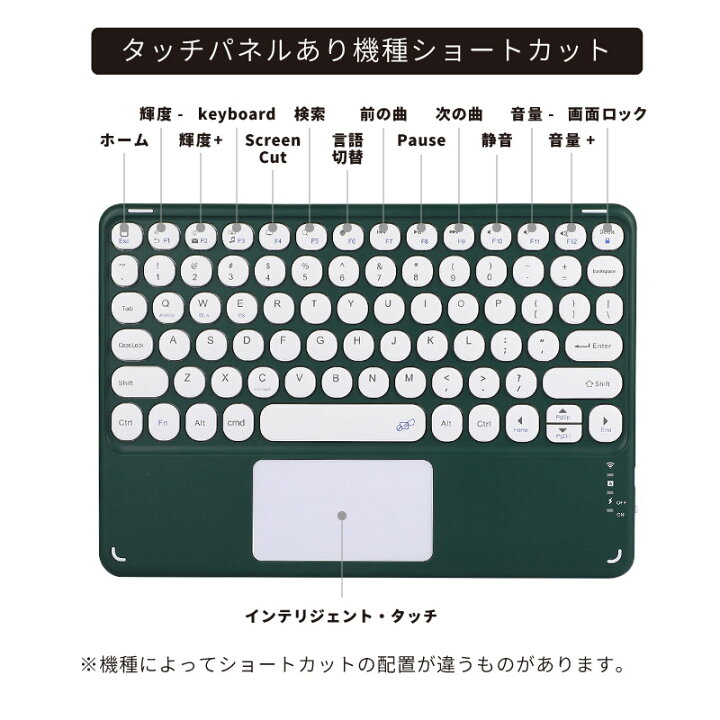 楽天市場】【楽天1位】iPad 着脱式 ケース キーボード タッチパネル 