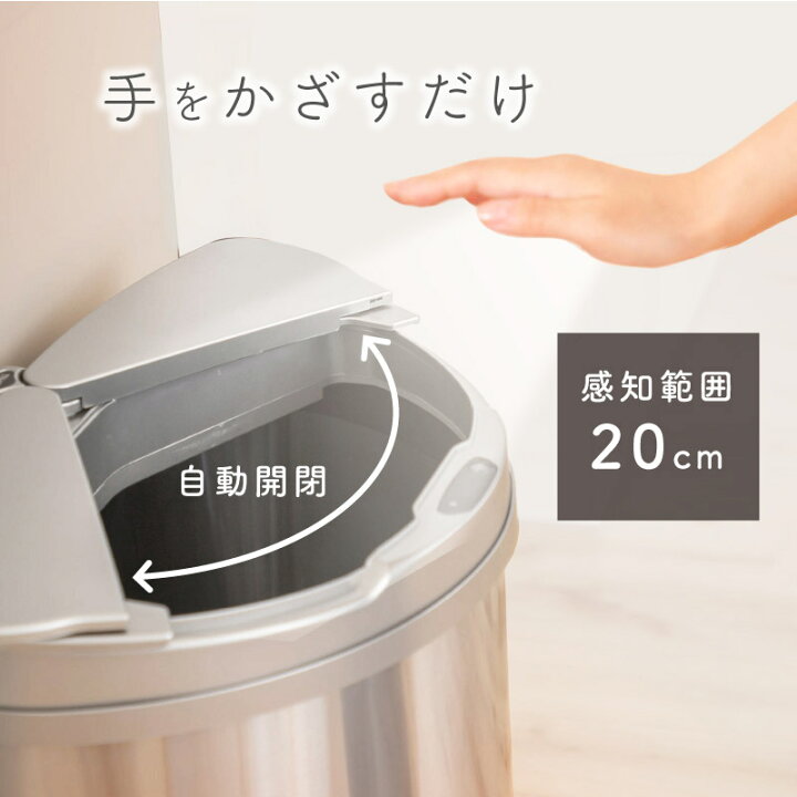 楽天市場】【楽天1位】ゴミ箱 45リットル 45l 自動開閉ゴミ箱 ゴミ箱 