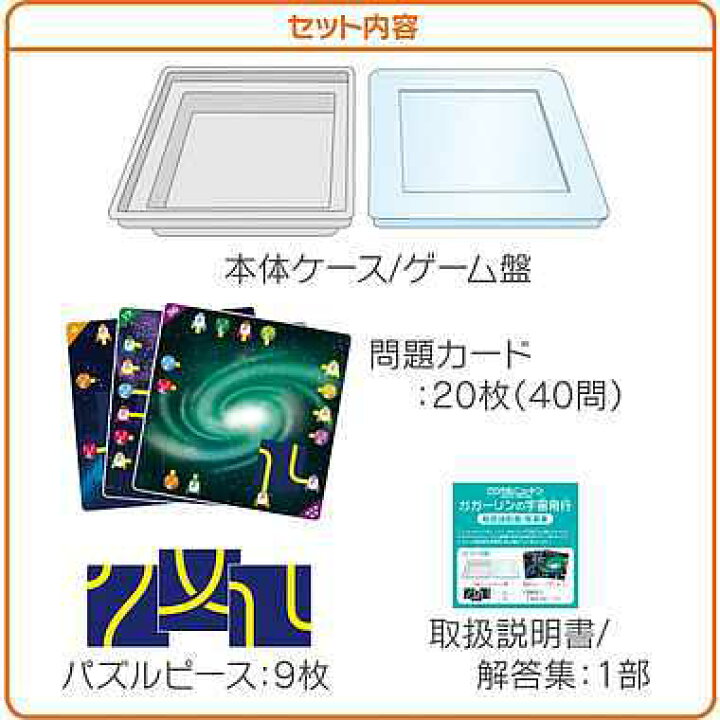 楽天市場 ハナヤマ ロジカルニュートン ガガーリンの宇宙飛行 ゲーム パズルゲーム ホビー おもちゃ ホ K ホビナビ